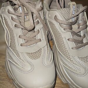 Dream Pairs Beige Athletic Shoes